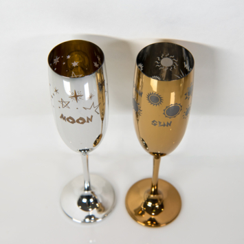 Набор бокалов для шампанского MOON&amp;SUN (2шт)